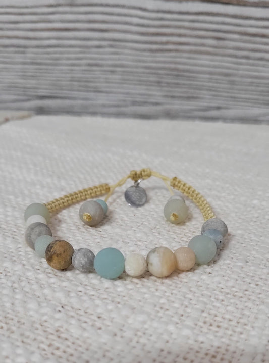 Amazonite Natural Stone handmade bracelet