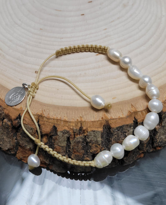 Natural Pearls handmade bracelet