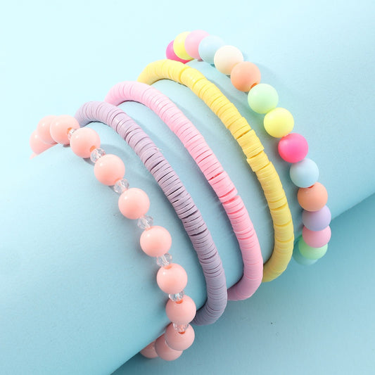 Candy Color Girls  Bracelet set