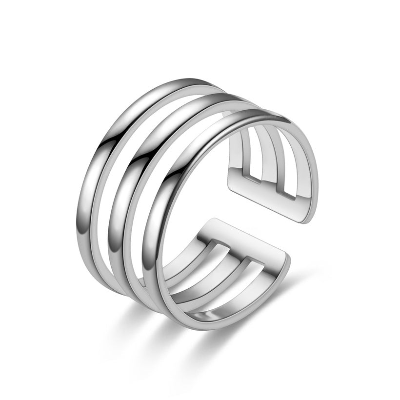 Adjustable Titanium Steel Hollow couple ring