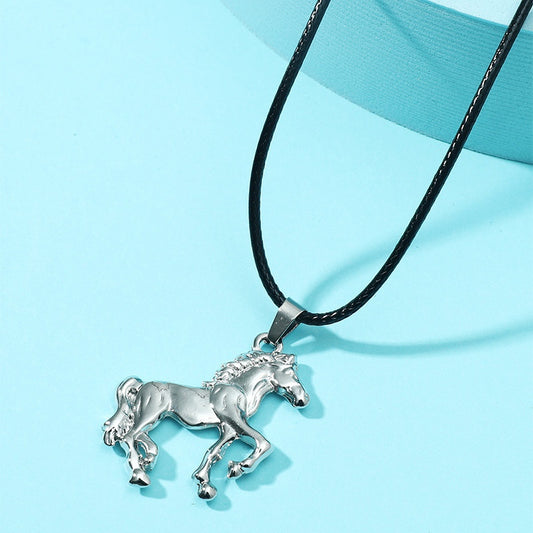 Pegasus Titanium Steel Necklace